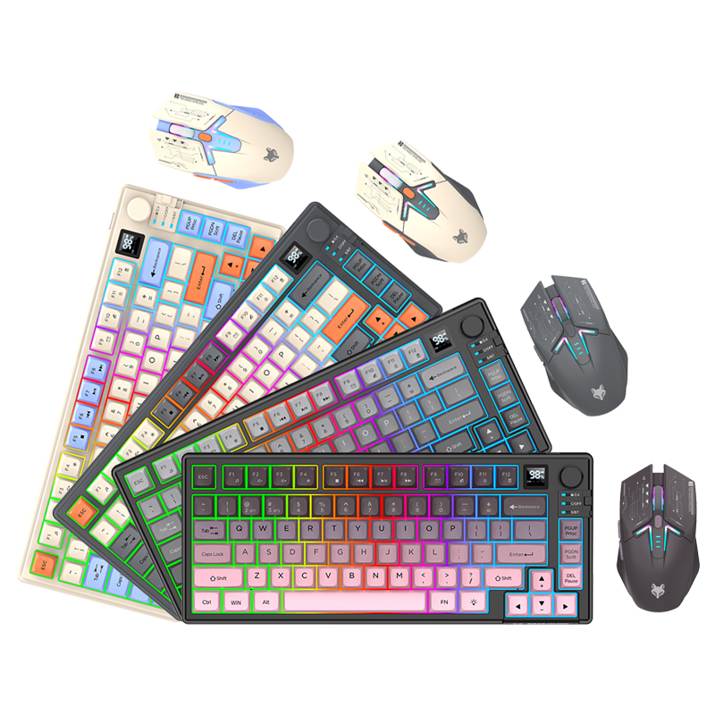 Keyboard Gaming Transparent - K920 USB Wired Game Keyboard Mouse