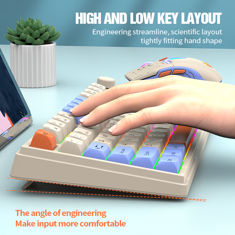 Dual-Mode 2.4G Bluetooth Wirel - đánh giá và giá Gaming Keyboard Ergonomics