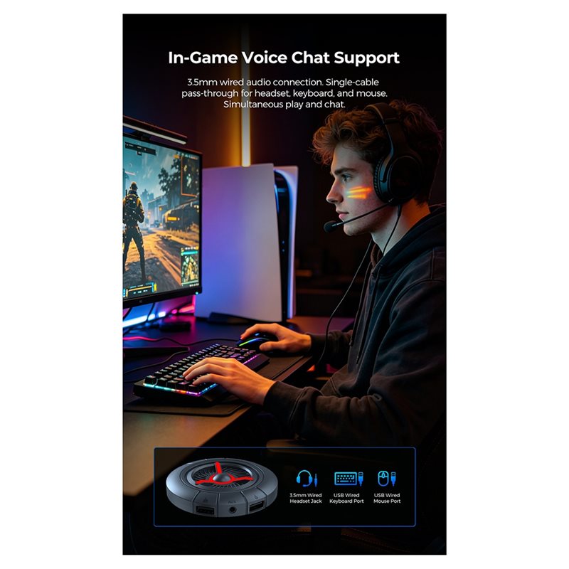 M07K-Keyboard Mouse Adapter Fo - đánh giá và giá Gaming Keyboard And Mouse For Xbox
