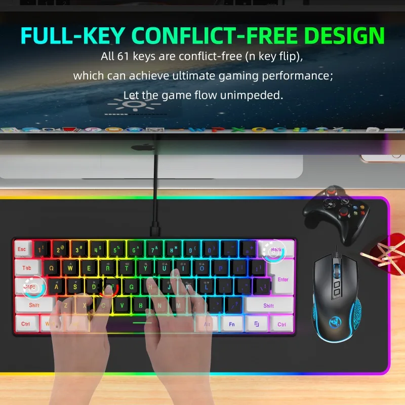 Keyboard and Mouse 60% Compute - đánh giá và giá Gaming Keyboard Ergonomics