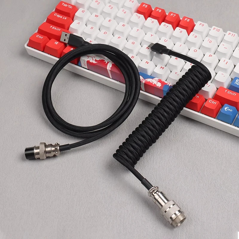 180cm Mechanical Keyboard Coil - đánh giá và giá Gaming Keyboard Types