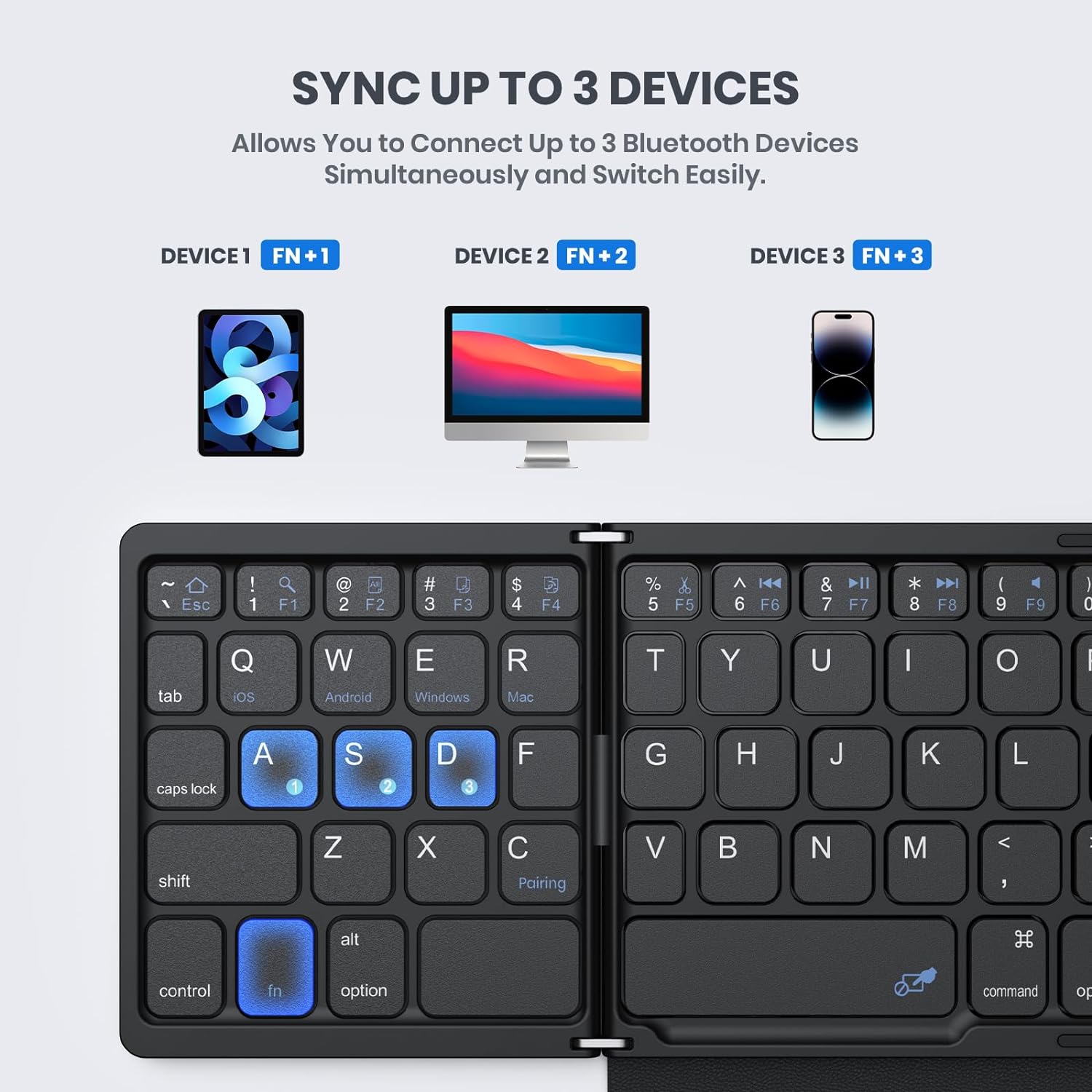 Mini Portable Folding Keyboard - đánh giá và giá Gaming Keyboard Budget