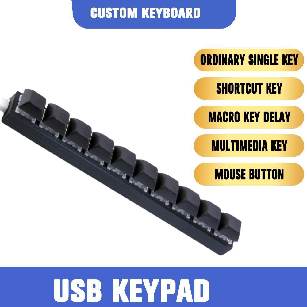 Custom Mini USB Wired 10 Keys  - đánh giá và giá Gaming Keyboard Budget