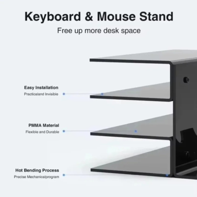 Keyboard Stand 3 Tier Acrylic  - đánh giá và giá Gaming Keyboard Ergonomic