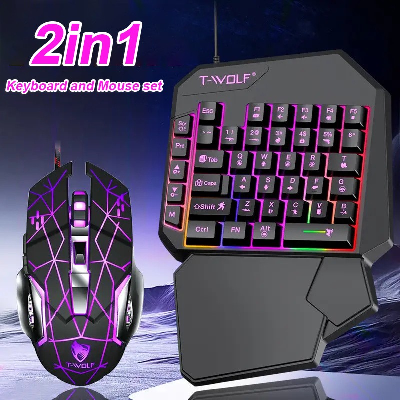 FocusOnPC TF900 2-in-1 Mobile  - đánh giá và giá Gaming Keyboard Mouse Set