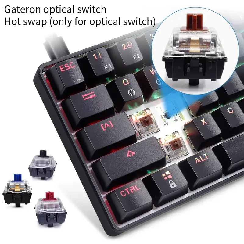 Dropshipping Skyloong Gk61 Sk6 - đánh giá và giá Gaming Keyboard Mini Mechanical