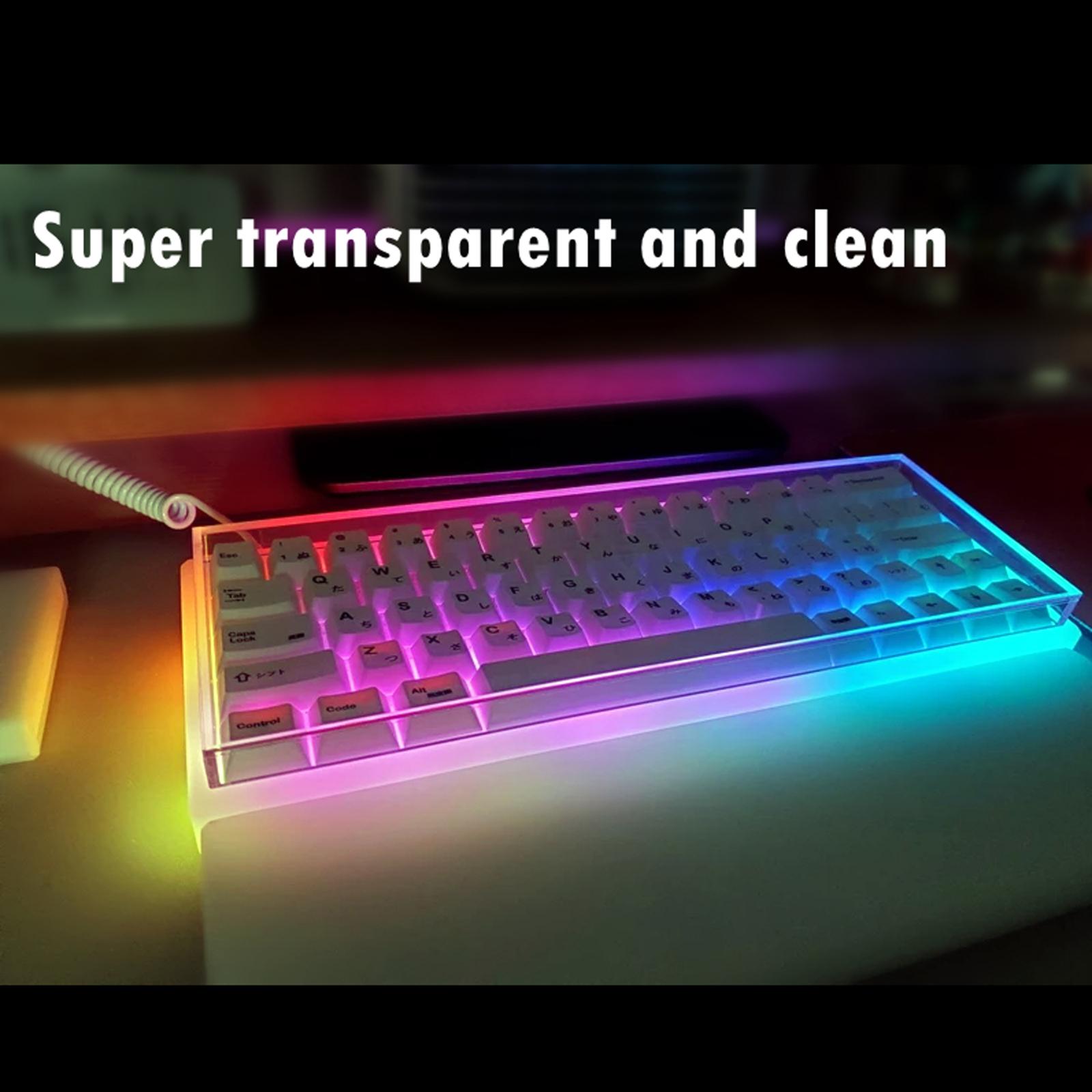 Acrylic Mechanical Keyboard Du - đánh giá và giá Keyboard Gaming Transparent