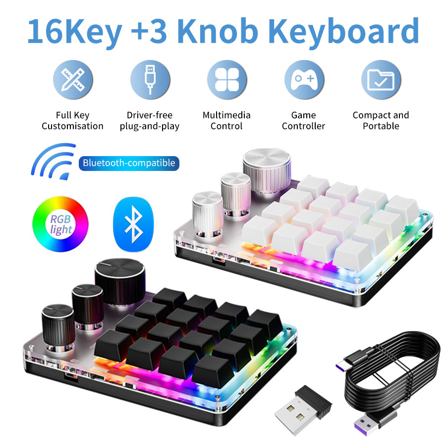 Wireless Bluetooth Programming - đánh giá và giá Gaming Keyboard Mini Mechanical