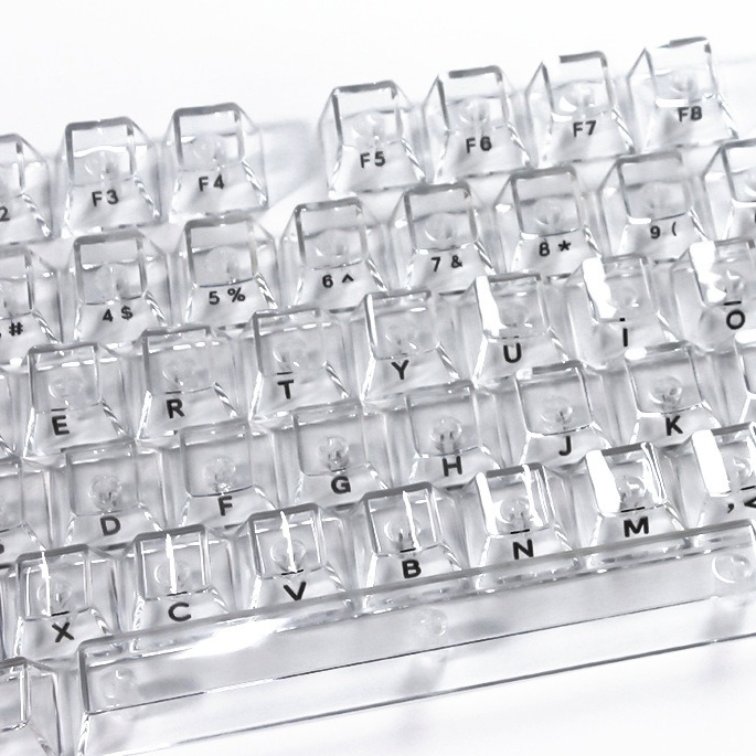 Crystal Transparent Cherry Pro - đánh giá và giá Keyboard Gaming Transparent