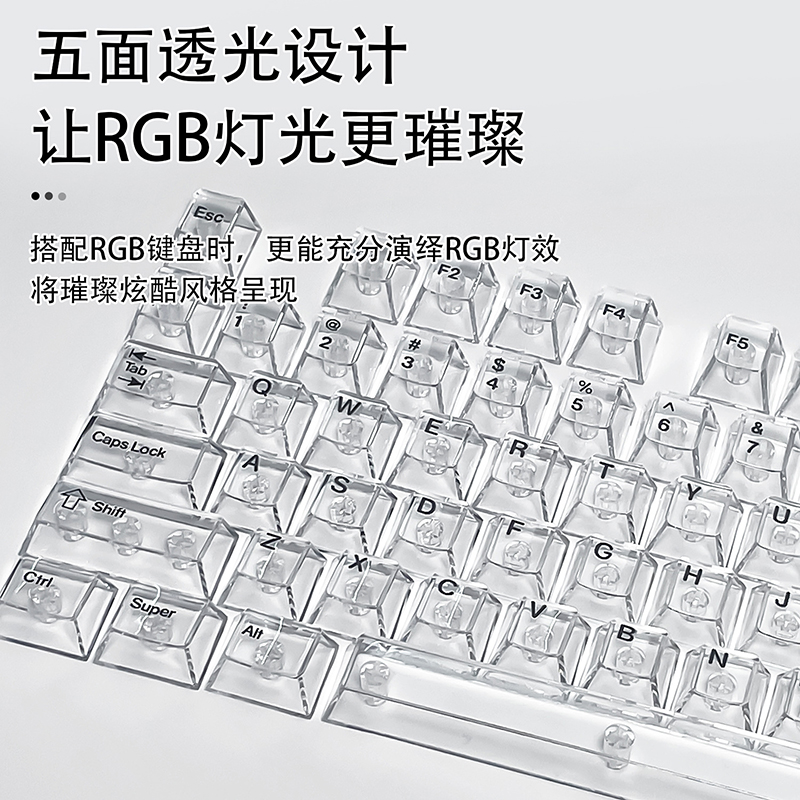 Crystal Transparent Cherry Pro - đánh giá và giá Keyboard Gaming Transparent