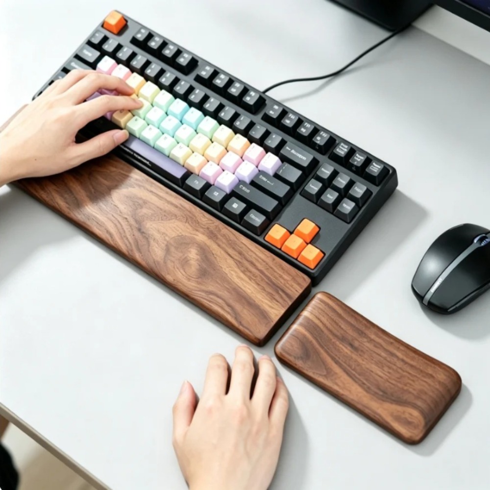 Solid Wood Keyboard Holder Con - đánh giá và giá Wrist Rest Wood